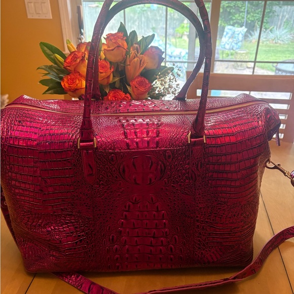 Brahmin Violet Voltage Weekender, NWOT - Picture 2 of 4